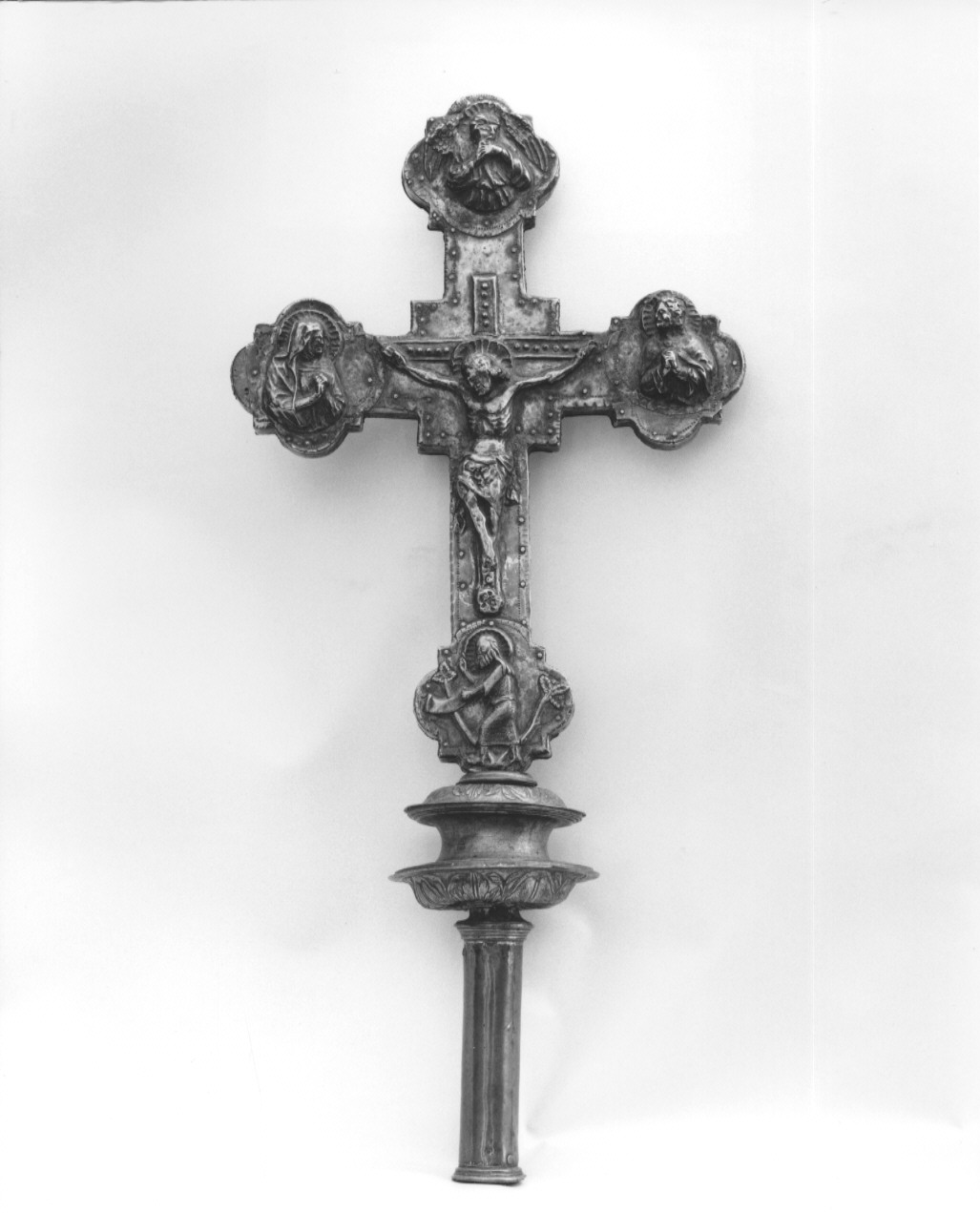 croce processionale - ambito emiliano (prima metà, seconda metà sec. XV, sec. XVI)