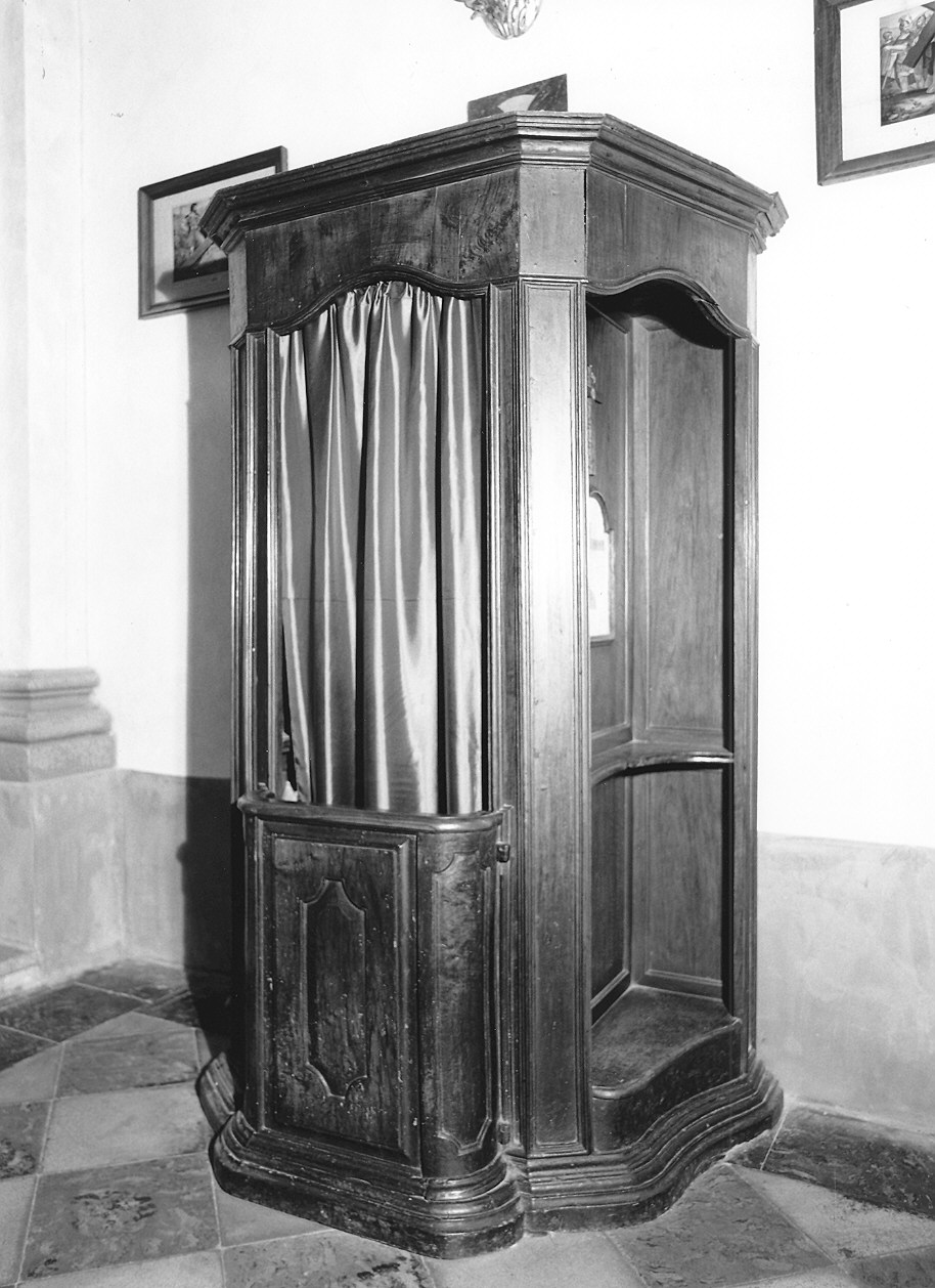 confessionale, serie - ambito parmense (metà sec. XVIII)