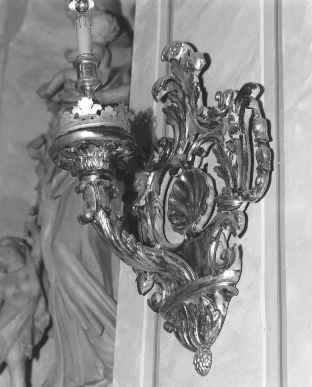 candeliere da parete, serie - ambito parmense (sec. XVIII)