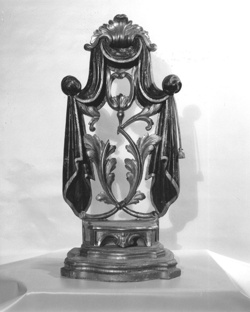 tronetto per esposizione eucaristica - a edicola, opera isolata - ambito parmense (inizio sec. XVIII)