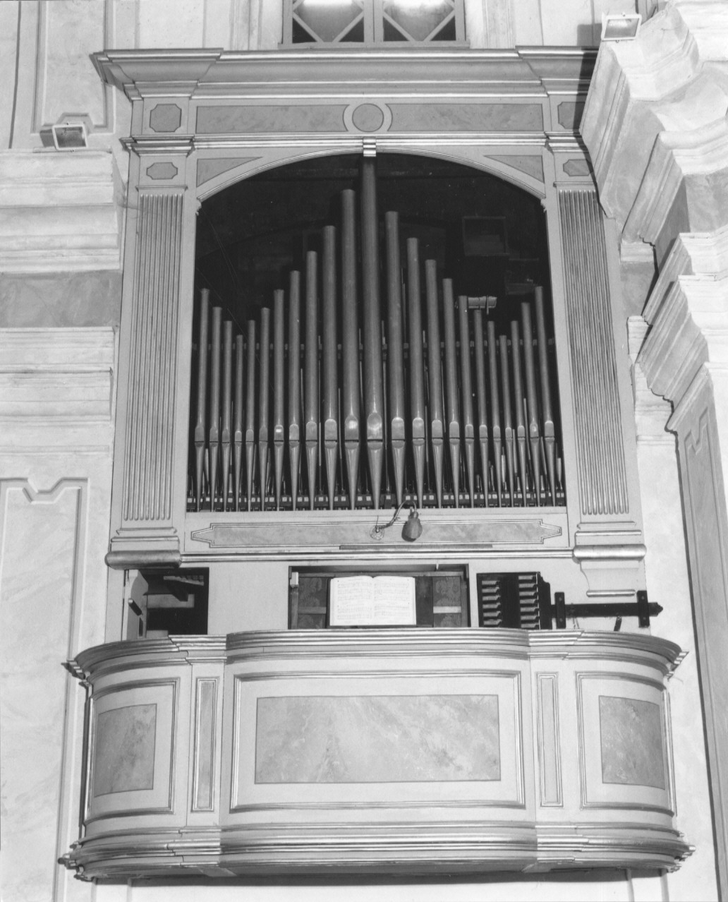 cassa d'organo, opera isolata - ambito parmense (sec. XIX)