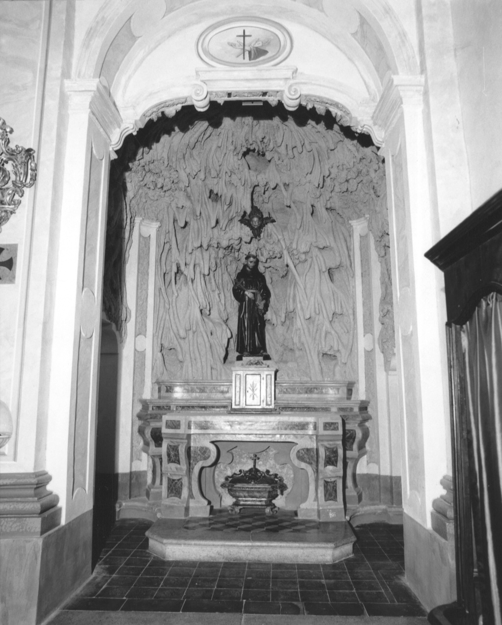 Serafino (statuetta, elemento d'insieme) - ambito emiliano (prima metà sec. XVIII)