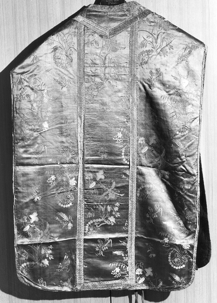 paramento liturgico - manifattura francese (?), manifattura italiana (?) (sec. XVIII)