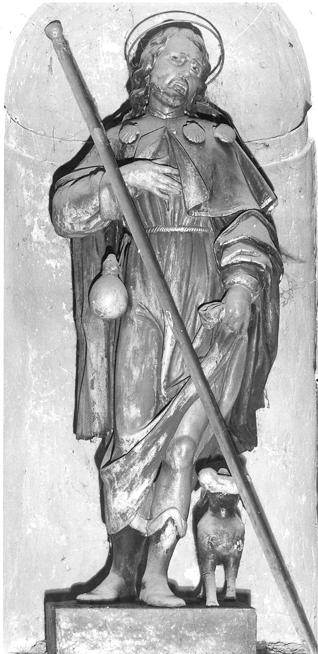 San Rocco (statua) - ambito piacentino (sec. XVIII)