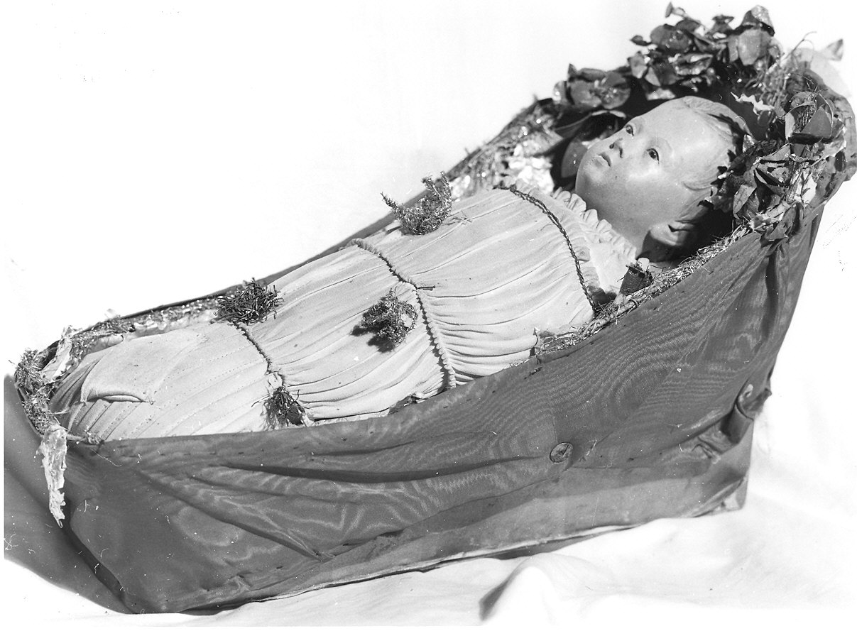 Gesù Bambino (statua) - produzione emiliana (fine/inizio secc. XIX/ XX)