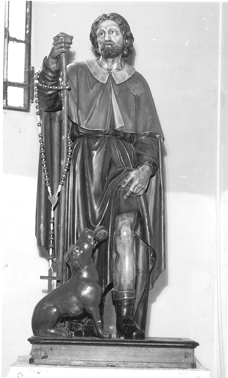 San Rocco (statua) - produzione gardenese (sec. XX)