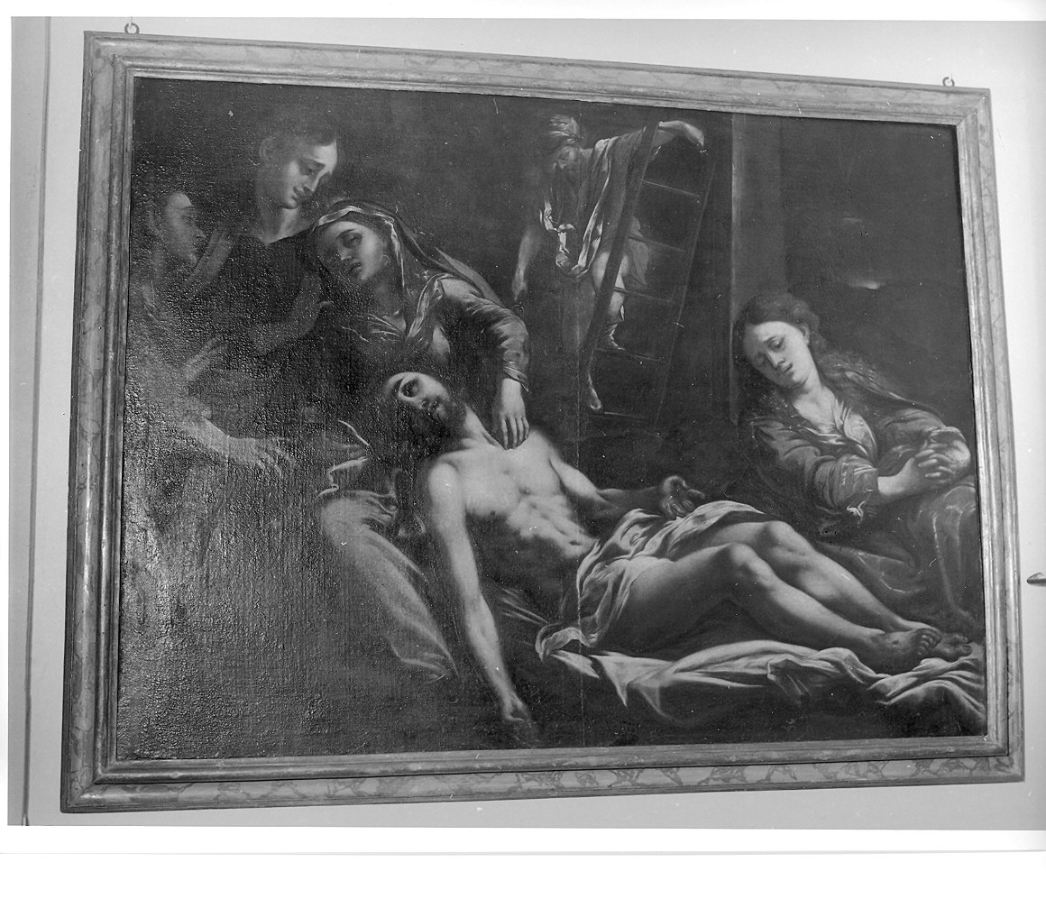 compianto sul Cristo morto (dipinto) - ambito parmense (sec. XVIII)