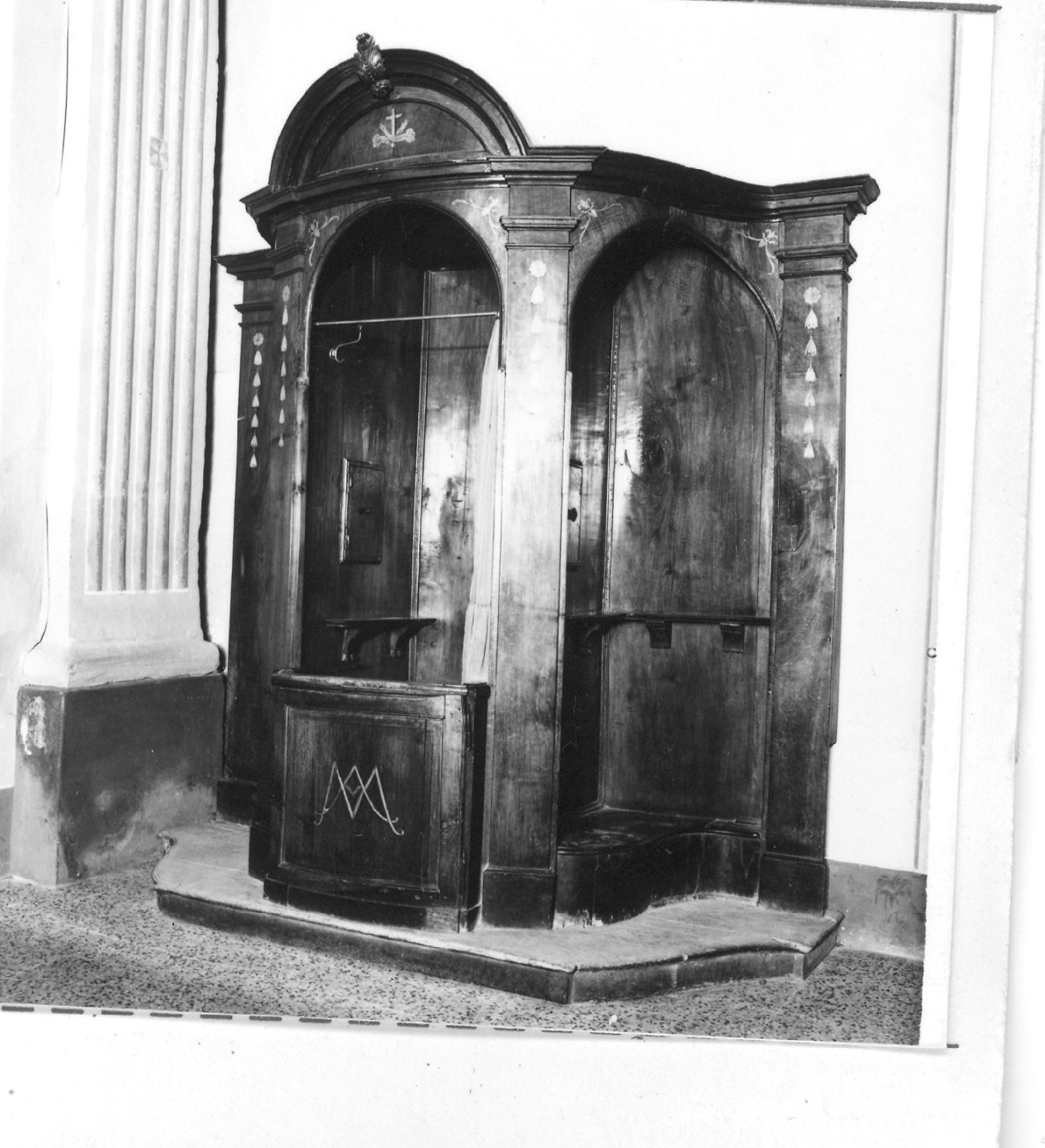 confessionale, serie - ambito parmense (fine sec. XVIII)