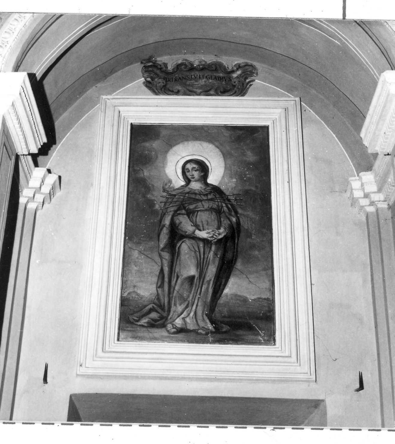 Madonna Addolorata (dipinto) di Galluzzi Giovan Battista (sec. XVIII)