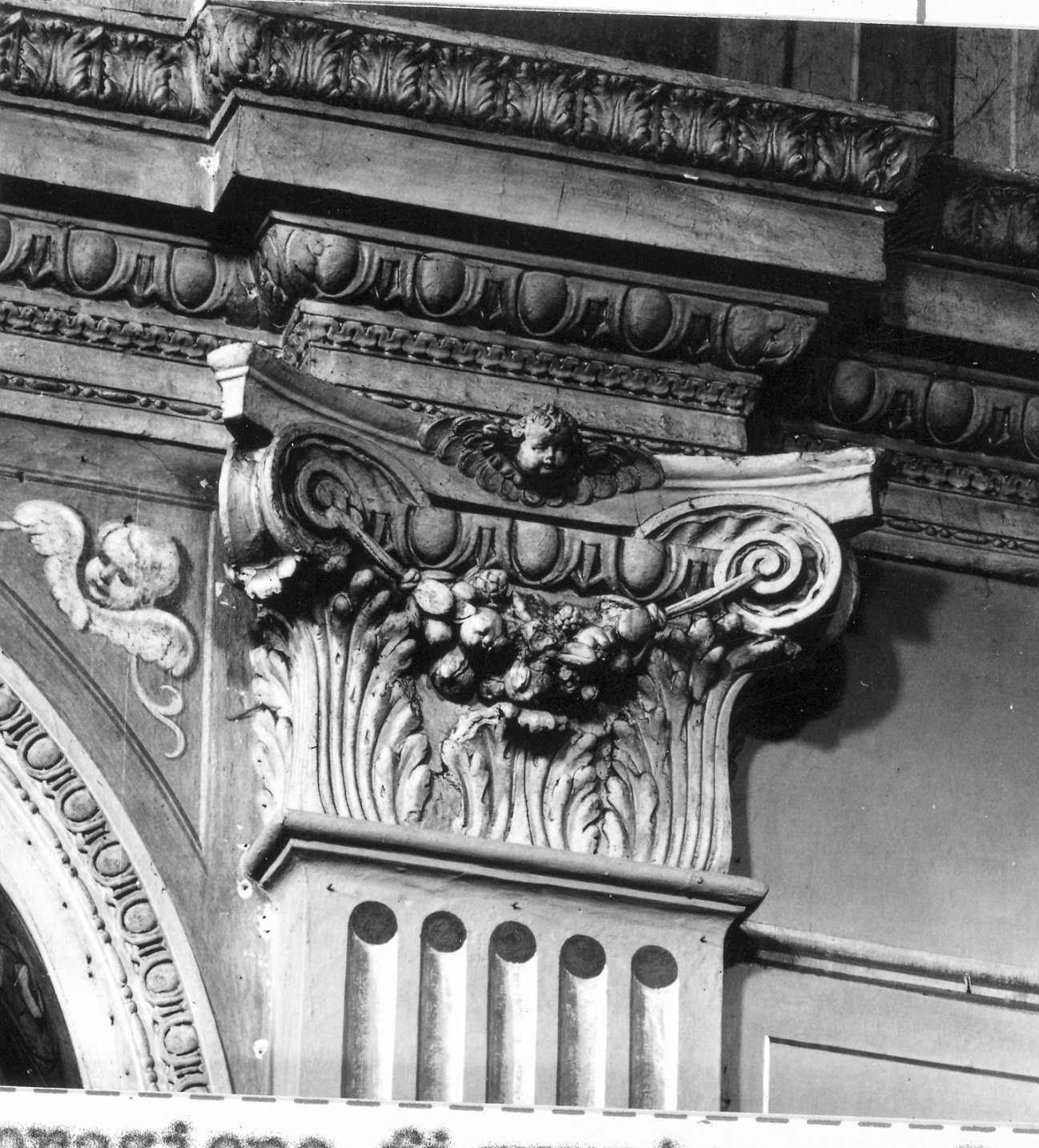 capitello composito, serie - ambito parmense (seconda metà sec. XVII)