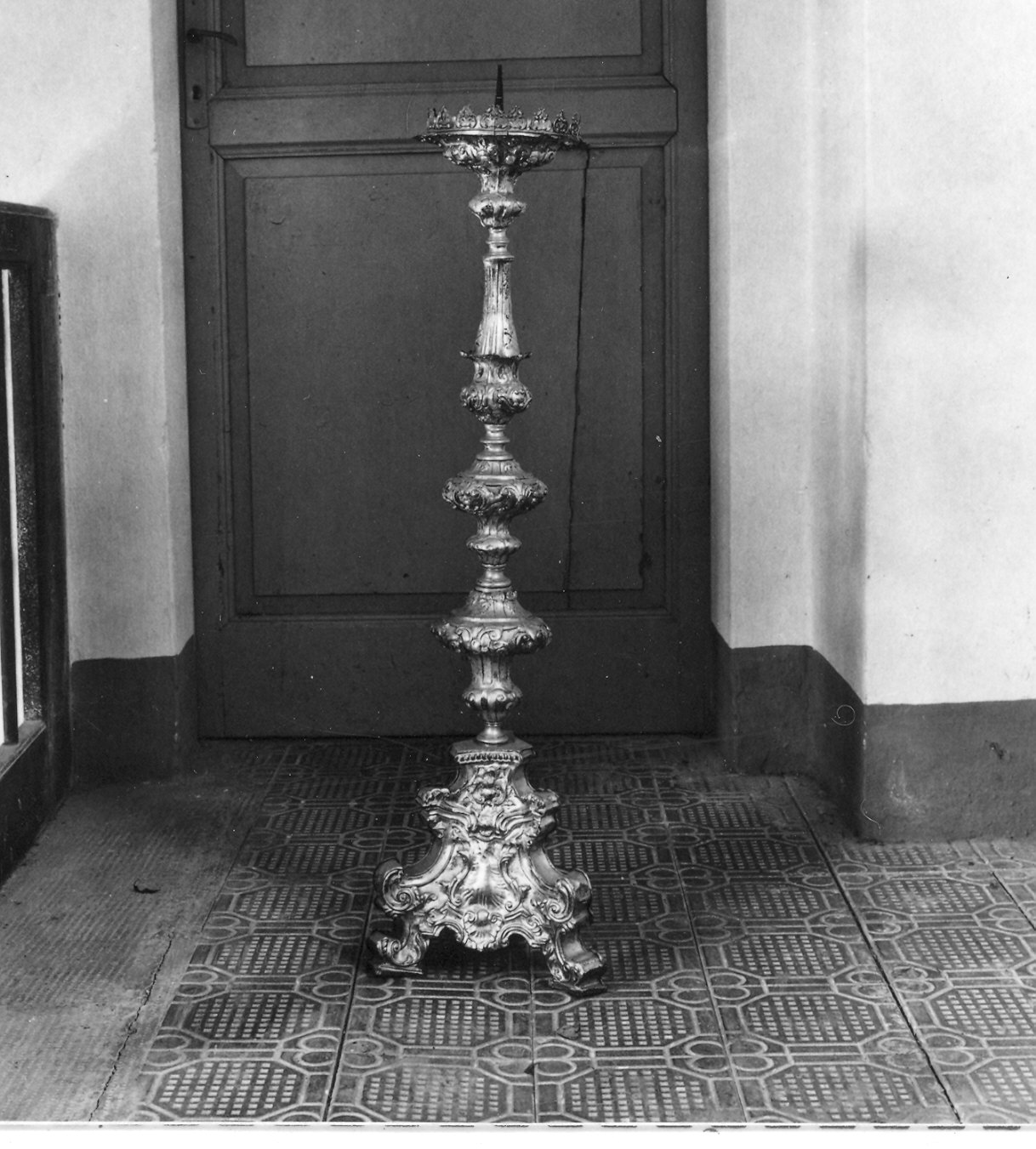 candeliere, serie - ambito piacentino (metà sec. XVIII)