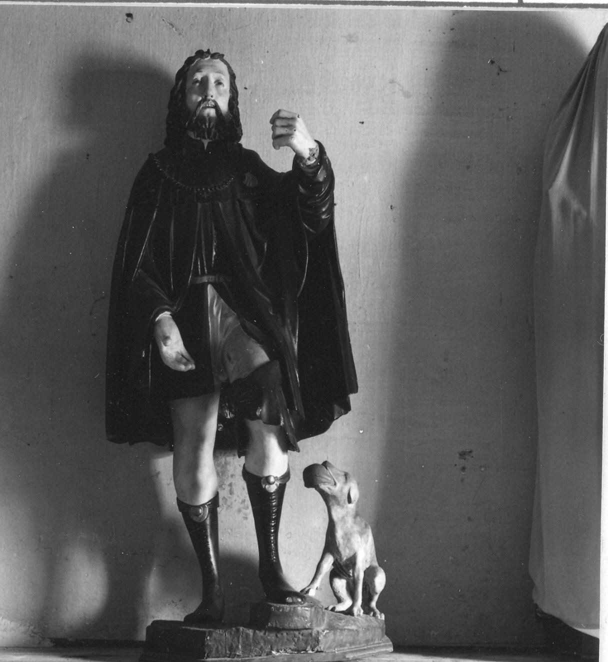 San Rocco (statua) - ambito parmense (prima metà sec. XVII)