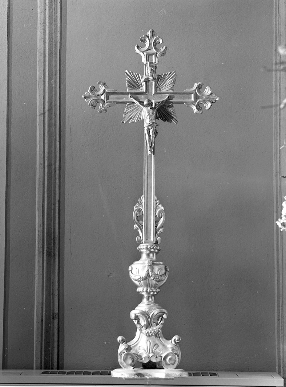 croce d'altare - ambito piacentino (sec. XIX)