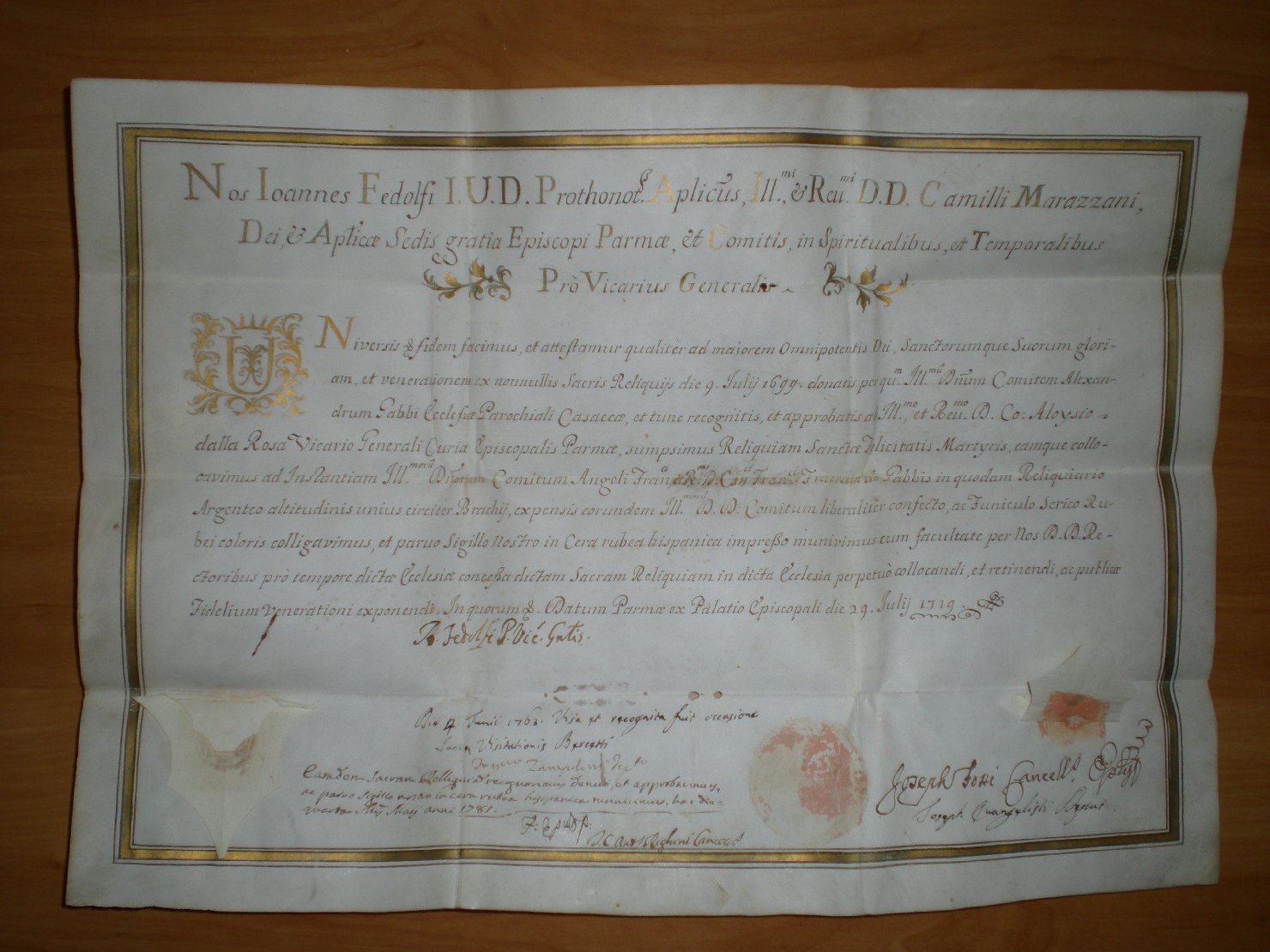 disegno - ambito parmense (sec. XVIII)