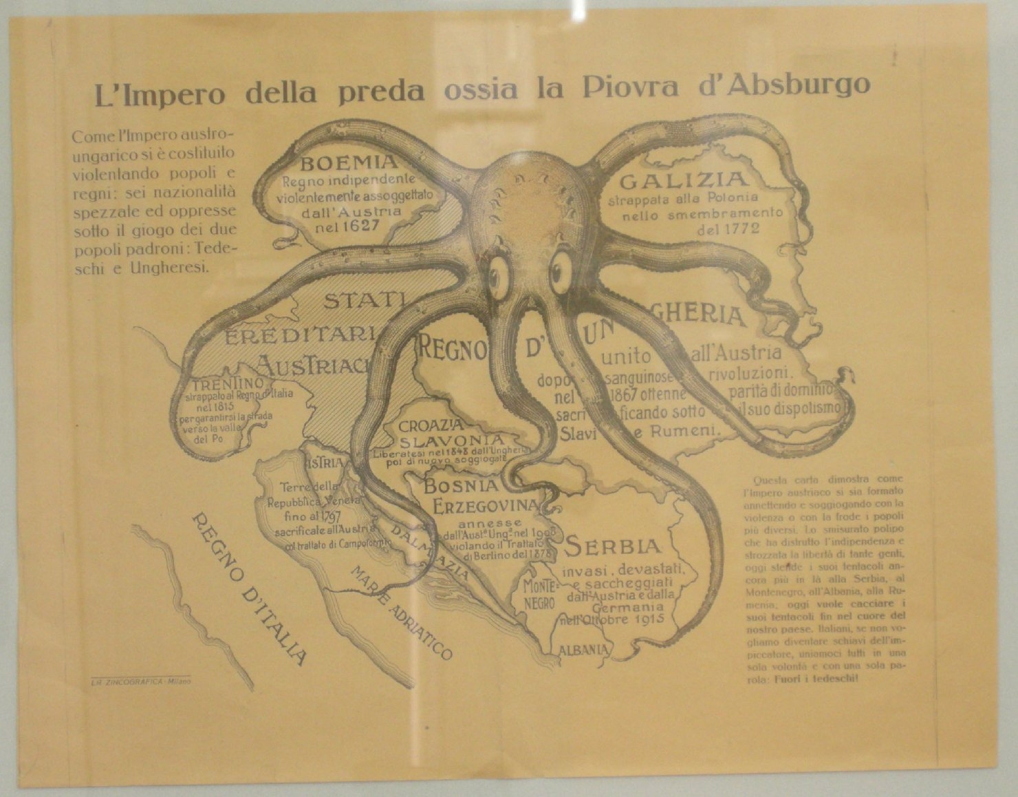 La Piovra d'Asburgo (stampa) - ambito milanese (sec. XX)