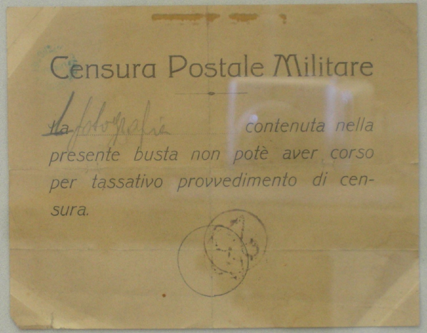 Censura postale (stampa) - ambito italiano (sec. XX)