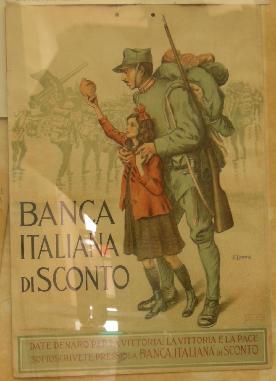 Banca Italiana di sconto (stampa) di Della Leonessa Enrico (sec. XX)