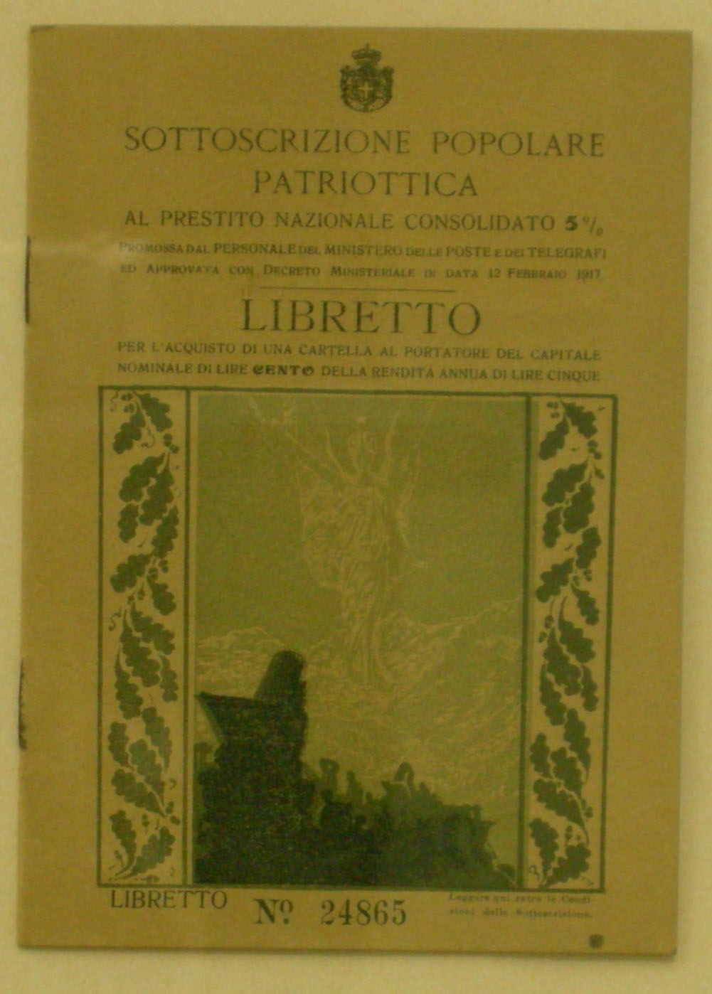 Libretto (stampa) - ambito italiano (sec. XX)