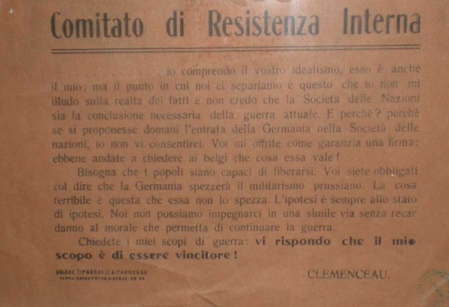 Volantino (stampa) - ambito parmense (prima metà sec. XX)