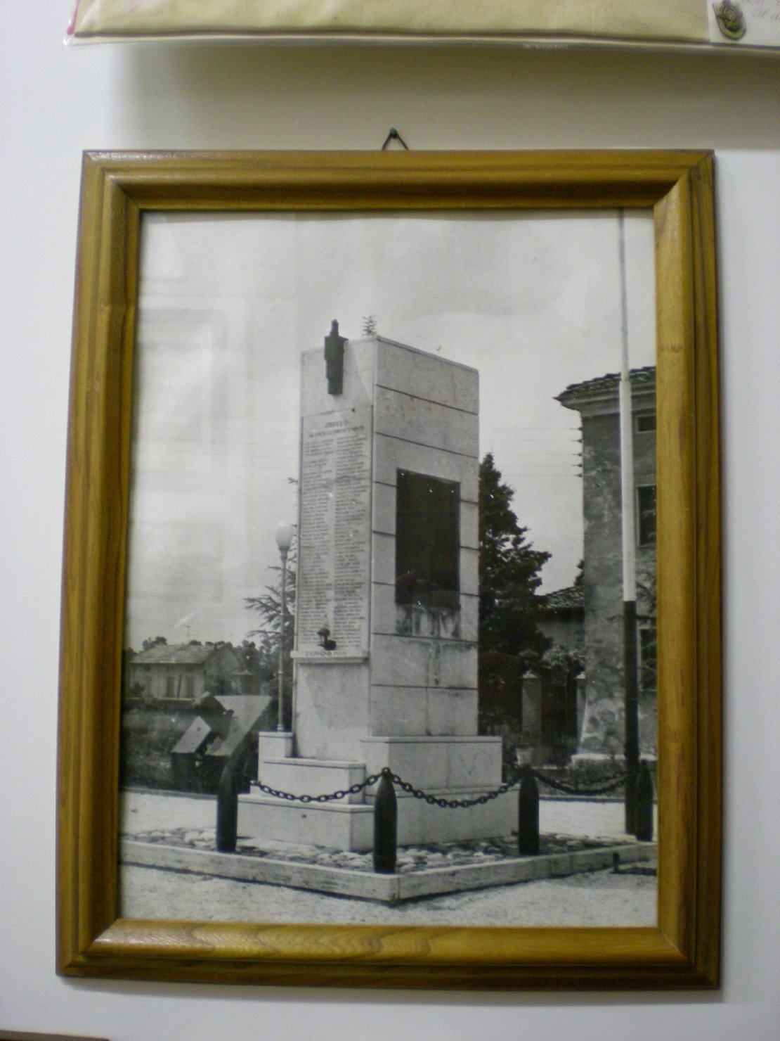 Fotografia del Monumento ai caduti di Zibello (stampa) - ambito italiano (sec. XX)