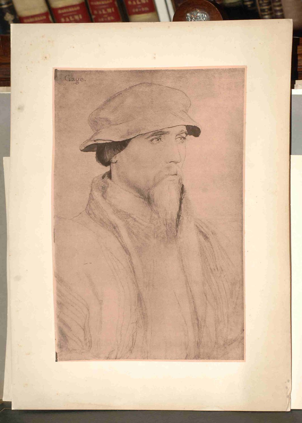 Ritratto di uomo con barba (stampa) - ambito italiano (?) (sec. XIX)