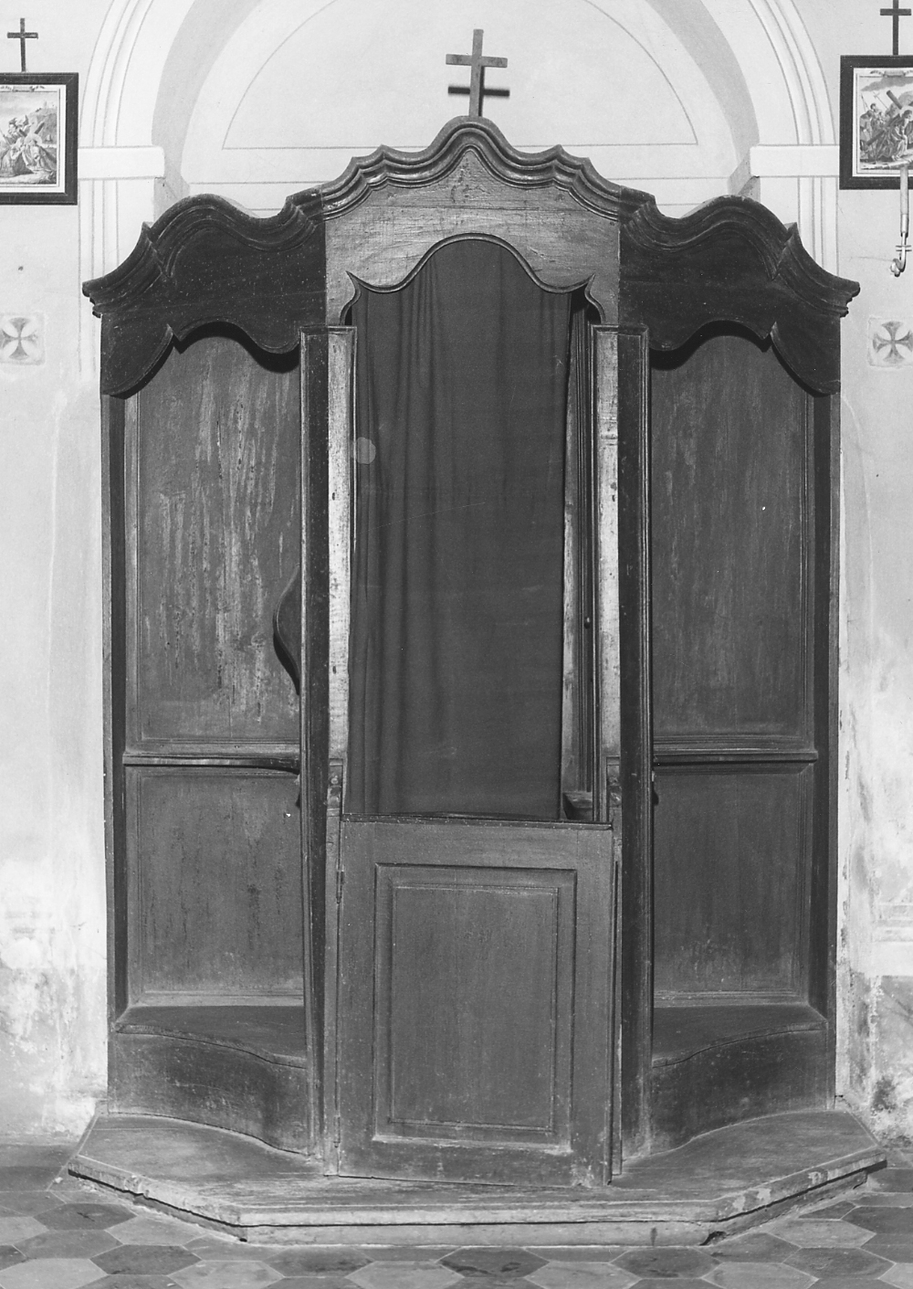 confessionale - ambito piacentino (fine/inizio secc. XIX/ XX)