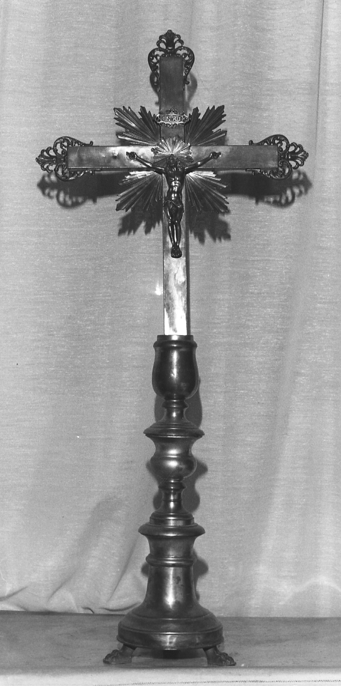 croce d'altare - produzione italiana (prima metà sec. XX)