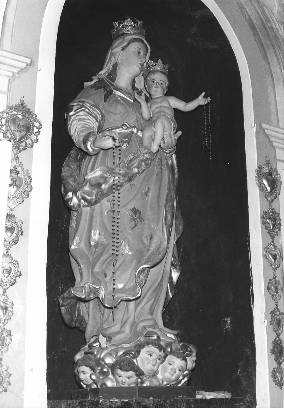 Madonna del Rosario (statua) - produzione italiana (prima metà sec. XX)