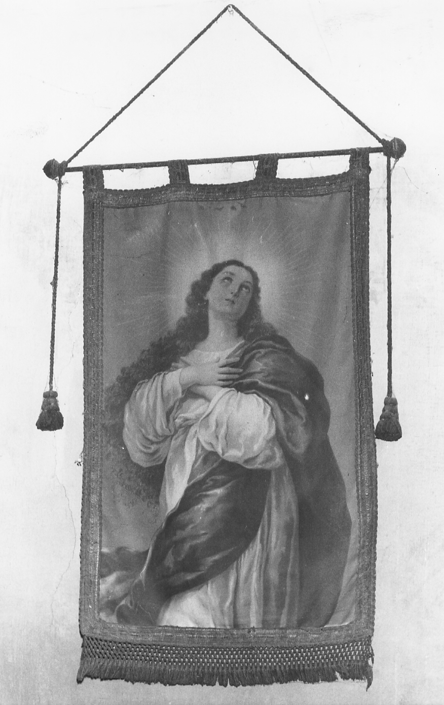 stendardo processionale - produzione italiana (inizio sec. XX)