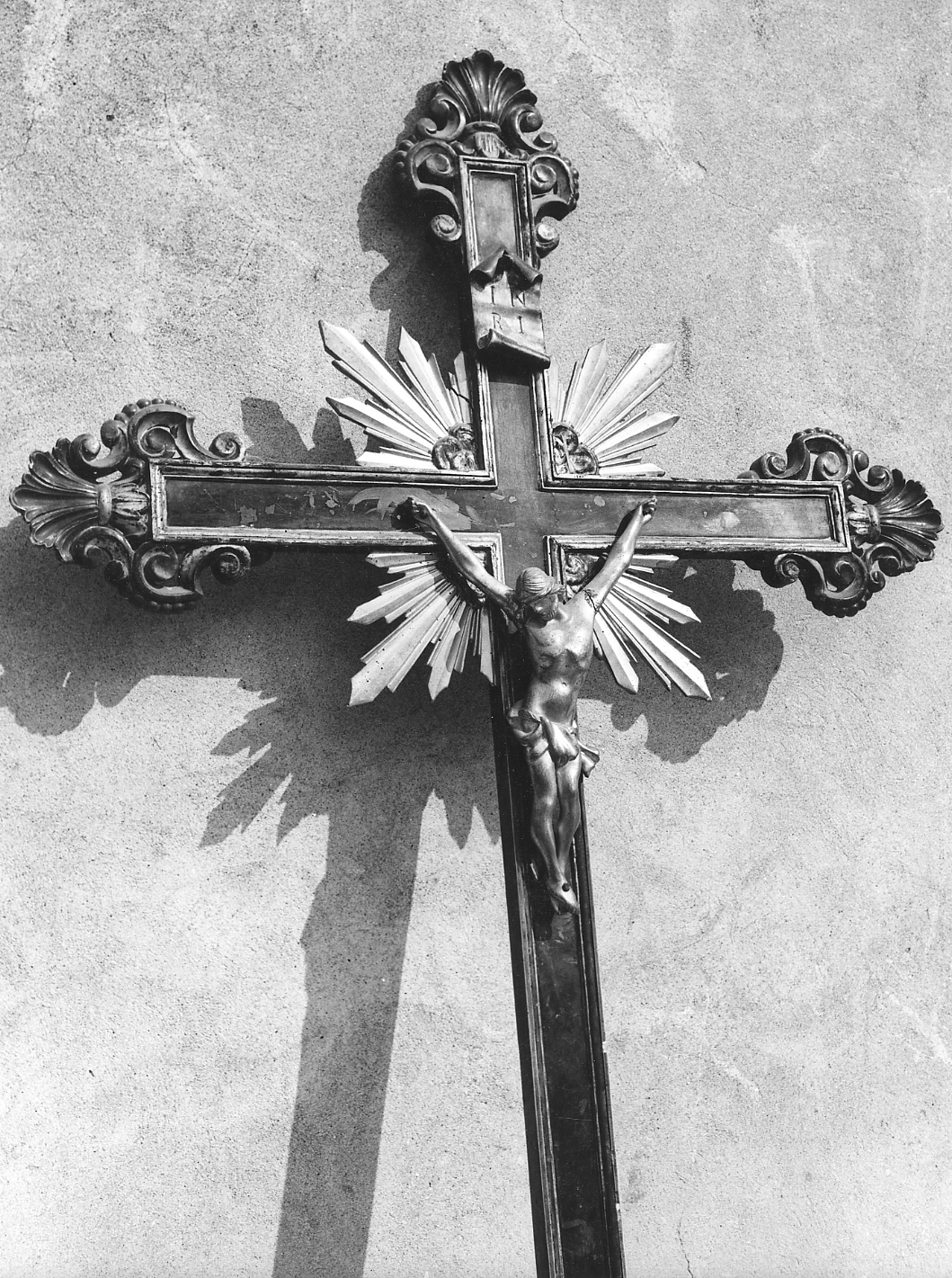 croce d'altare - ambito piacentino (seconda metà sec. XVIII)