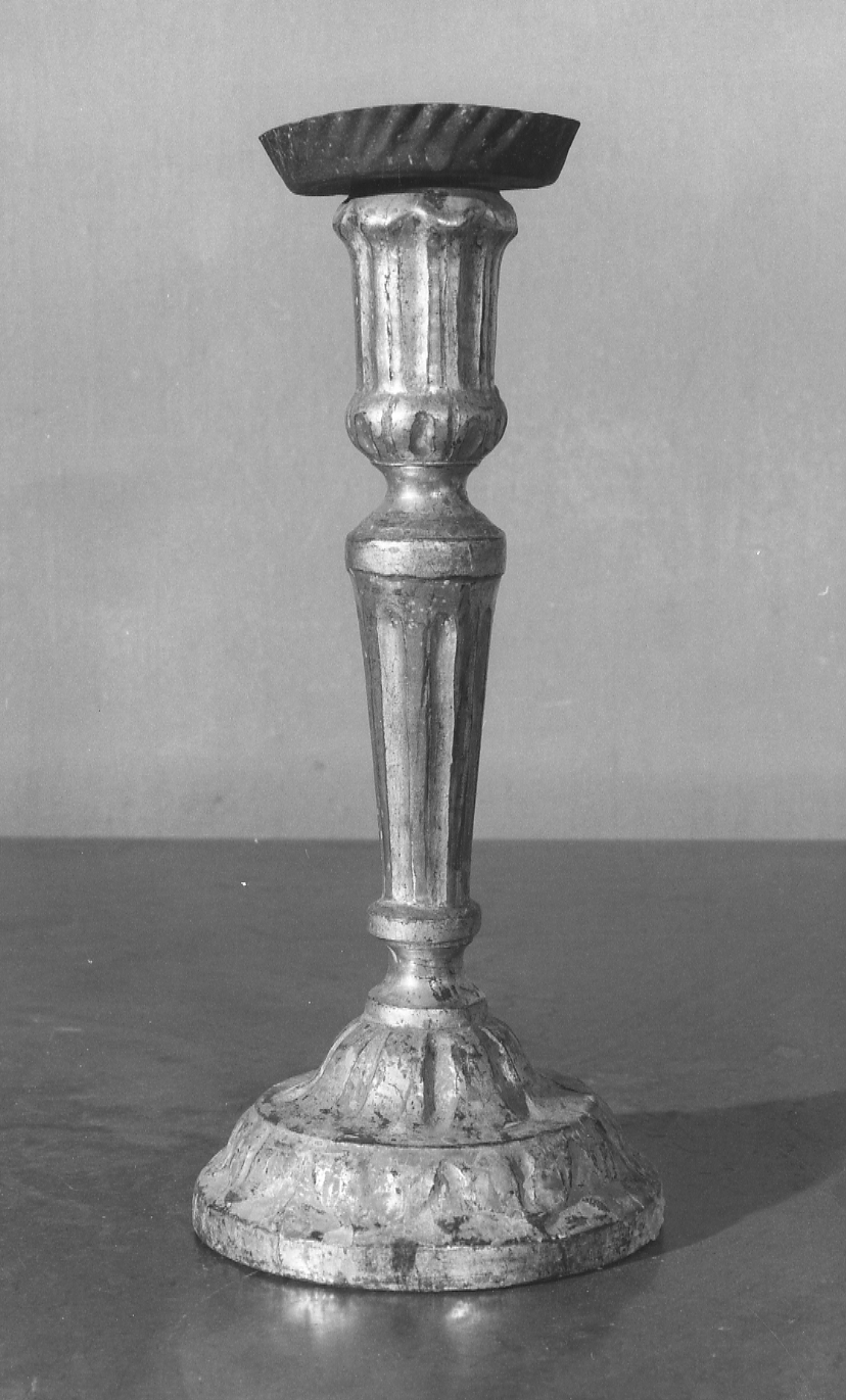 candelabro, serie - ambito piacentino (fine/inizio secc. XVIII/ XIX)