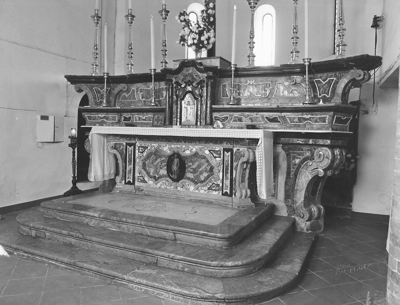 altare maggiore - ambito piacentino (sec. XVIII)