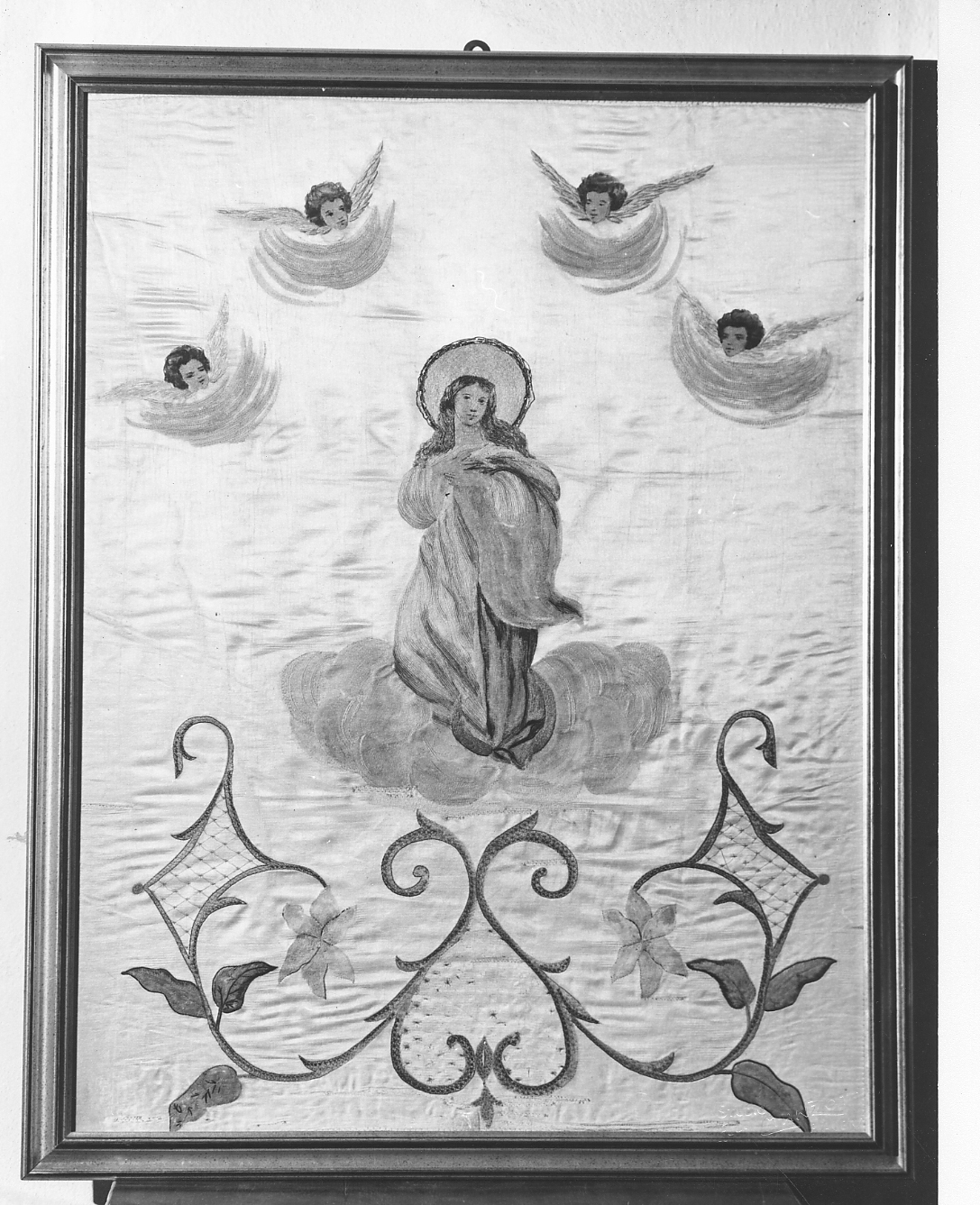 Madonna Assunta (stendardo) - manifattura piacentina (prima metà sec. XX)