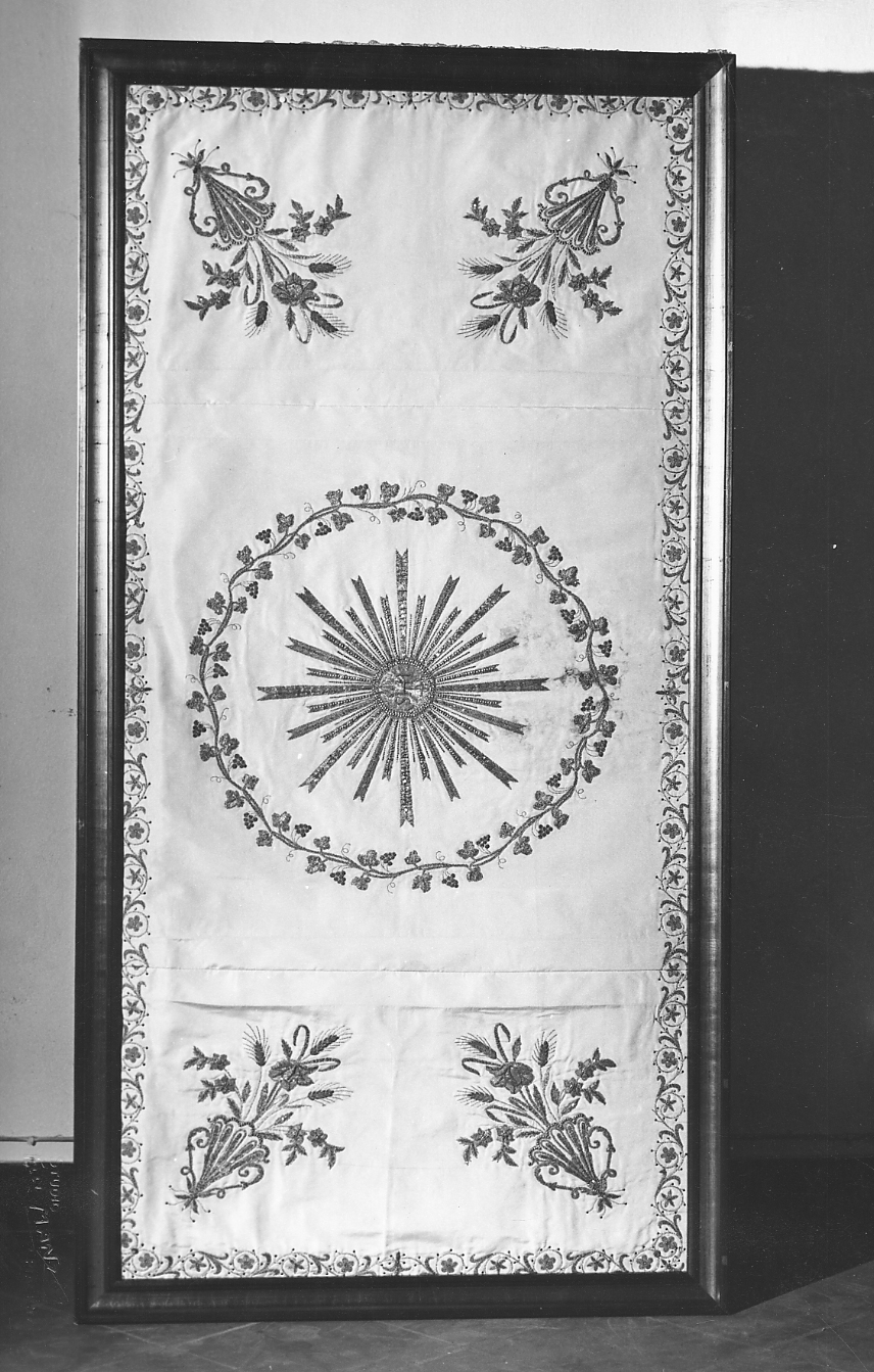 velo omerale - manifattura piacentina (sec. XIX)