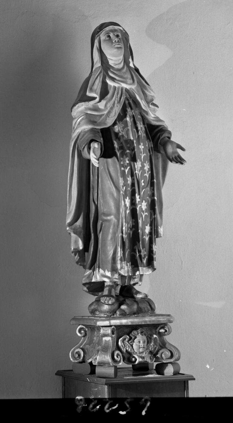 Santa Teresa d'Avila (statua) - ambito piacentino (ultimo quarto sec. XVIII)