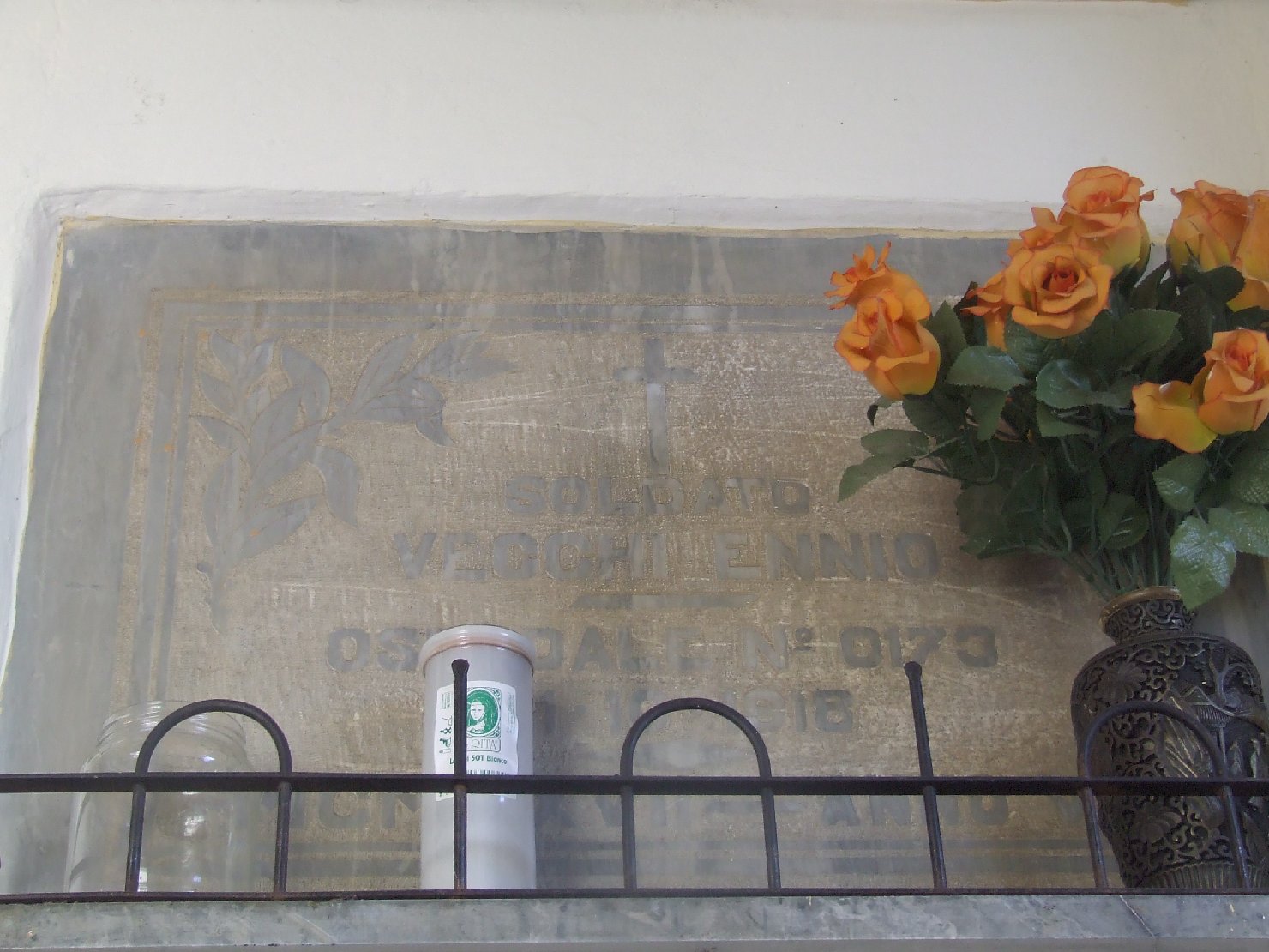 lapide commemorativa - ambito parmense (sec. XX)