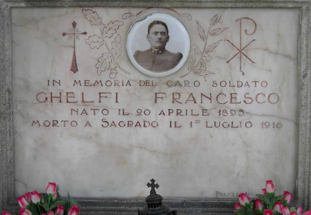 lapide tombale di Pellizzoni (prima metà sec. XX)