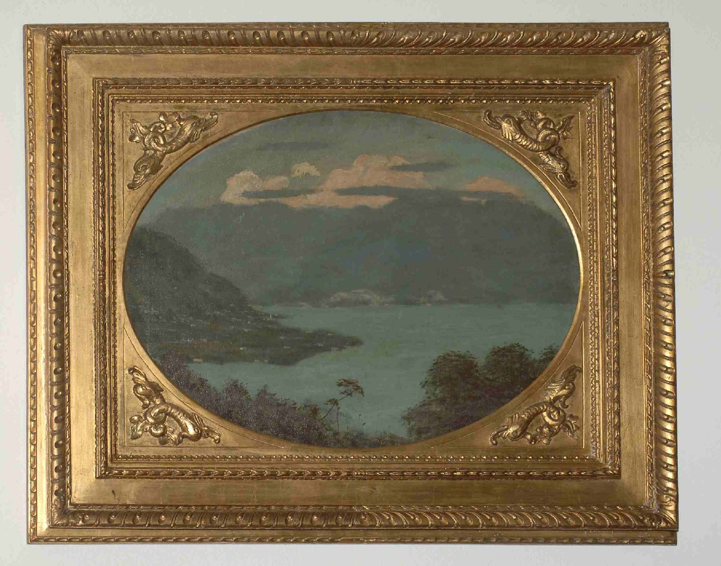 Veduta del lago Maggiore (dipinto) di Grubicy De Dragon Vittore (sec. XIX)