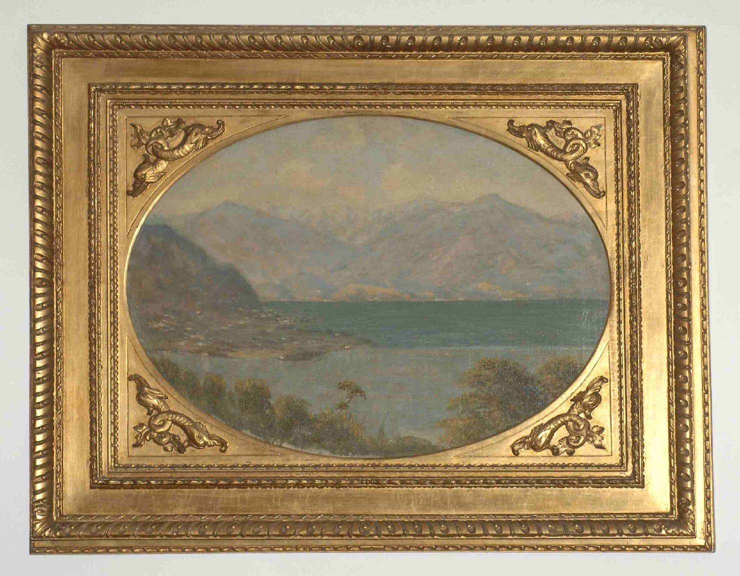 Veduta del lago Maggiore (dipinto) di Grubicy De Dragon Vittore (sec. XIX)