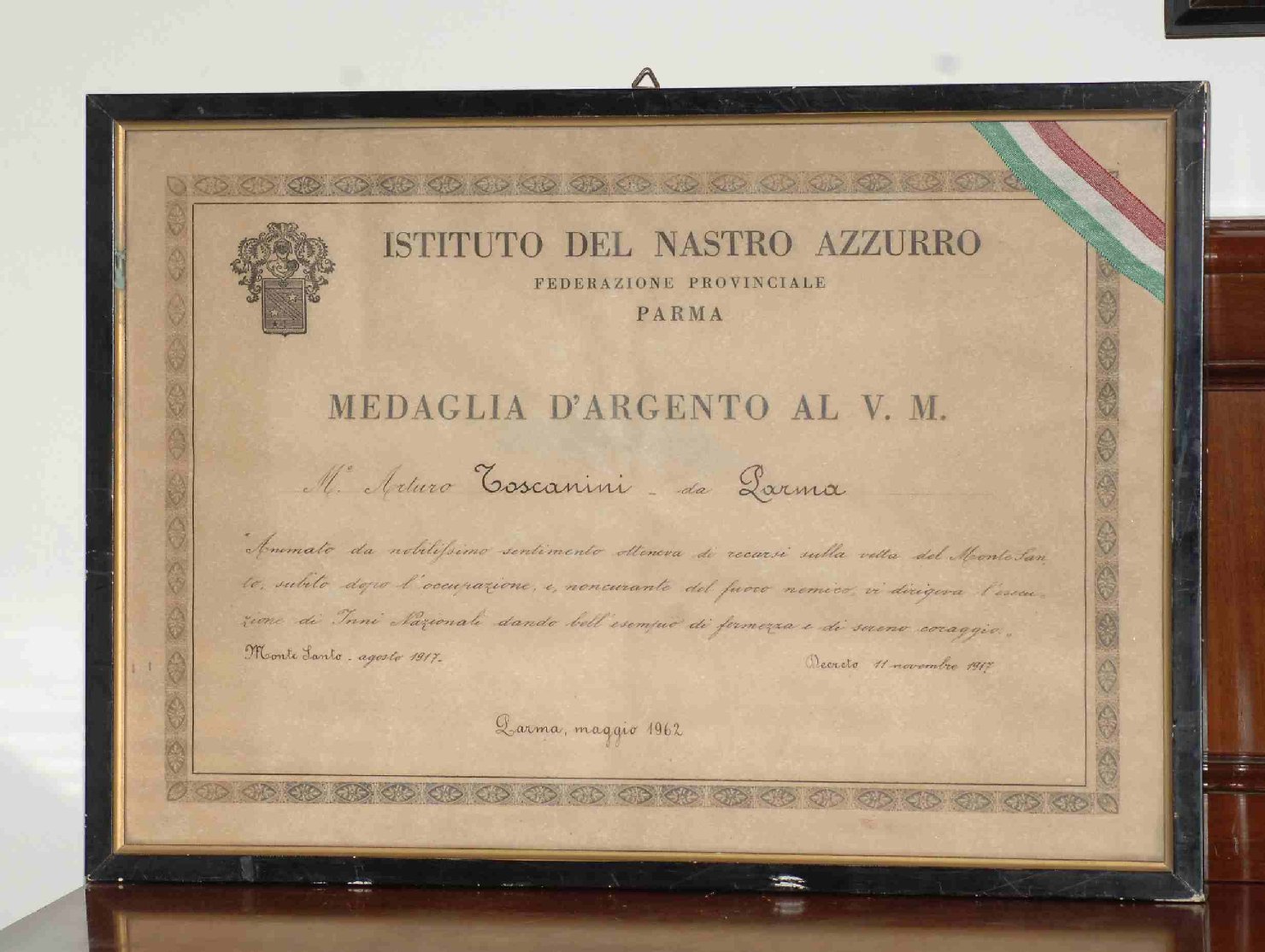 cornice - ambito italiano (sec. XX)