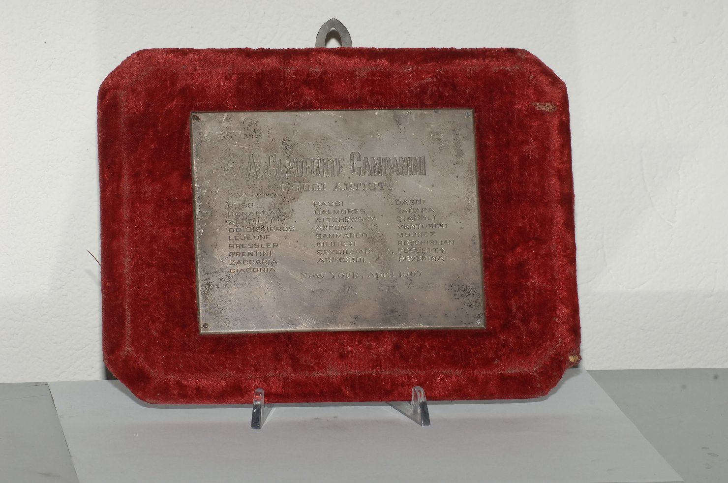 targa - ambito italiano (sec. XX)