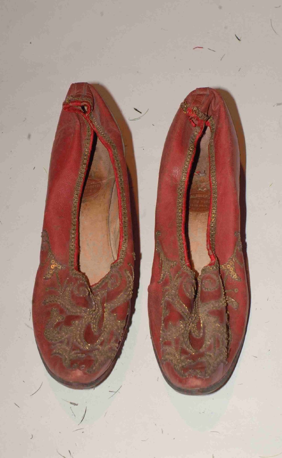 scarpa, paio - ambito italiano (seconda metà sec. XIX)