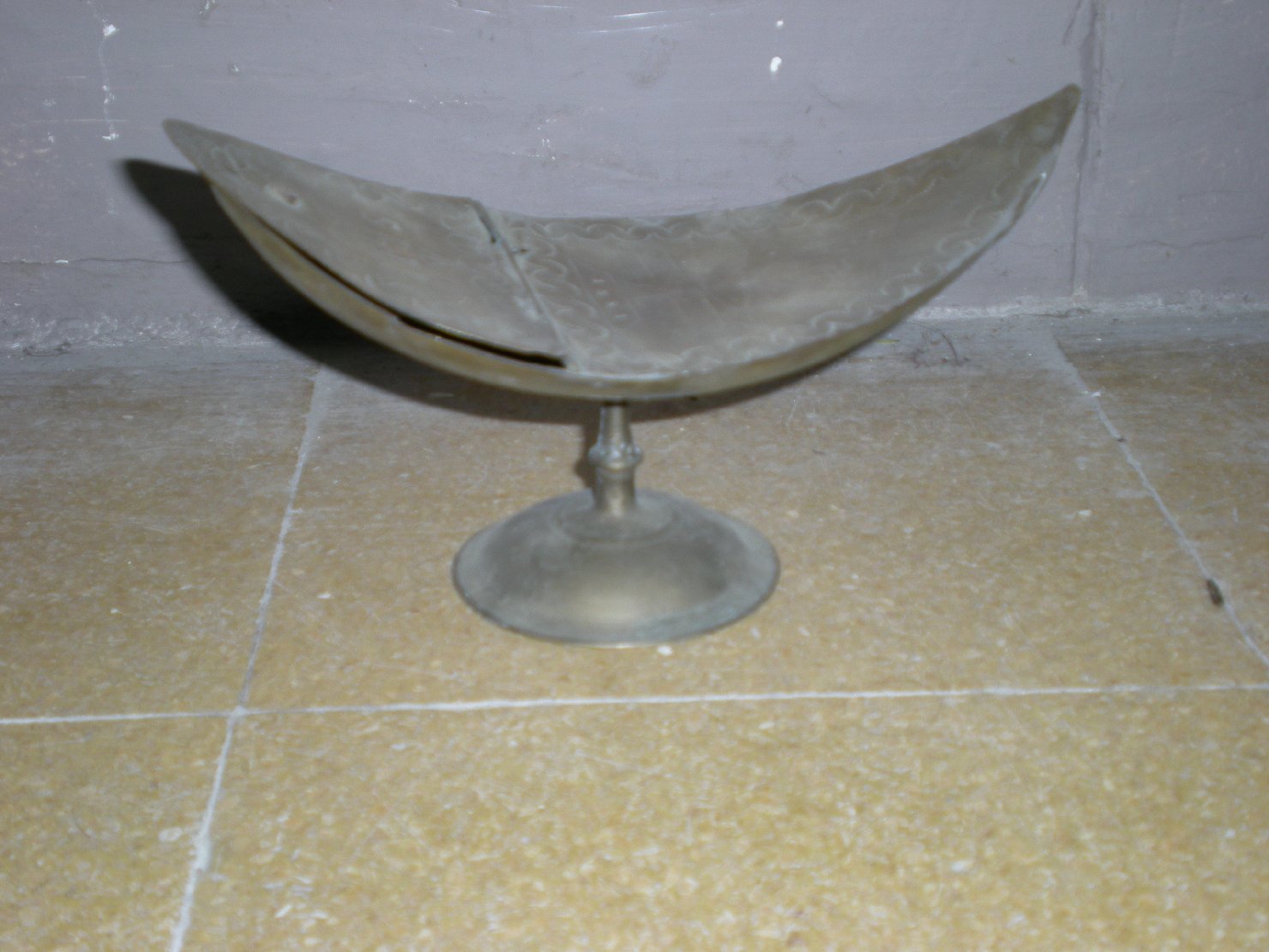 navicella portaincenso - ambito parmense (primo quarto sec. XX)