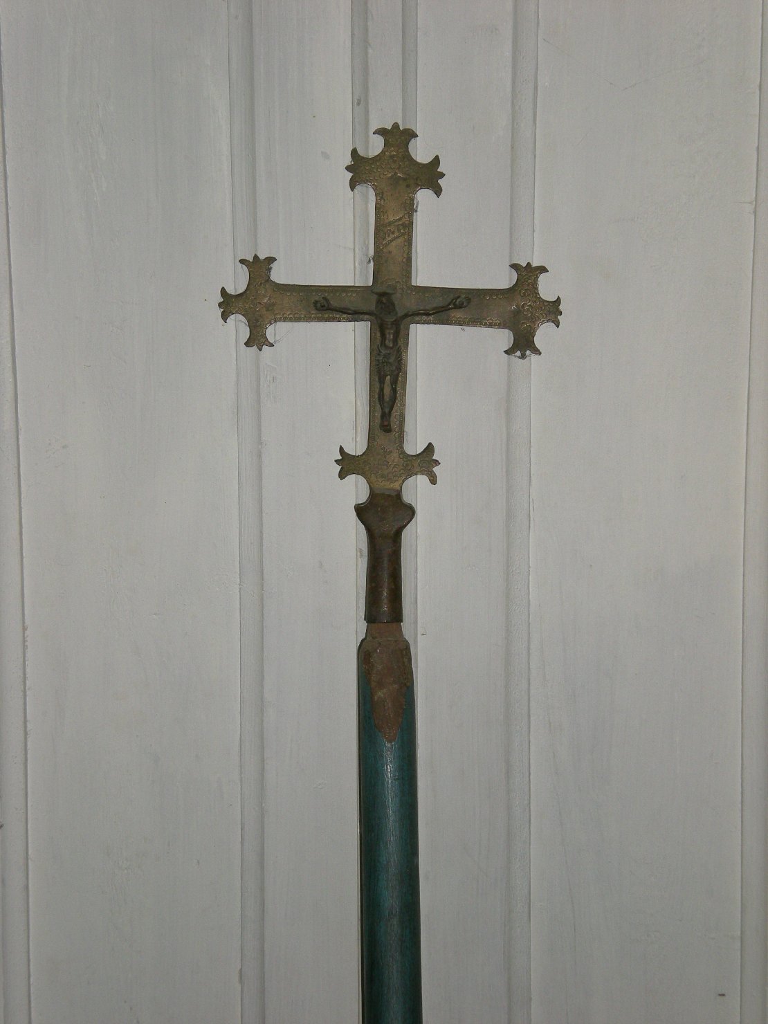 croce processionale - ambito parmense (seconda metà sec. XIX)