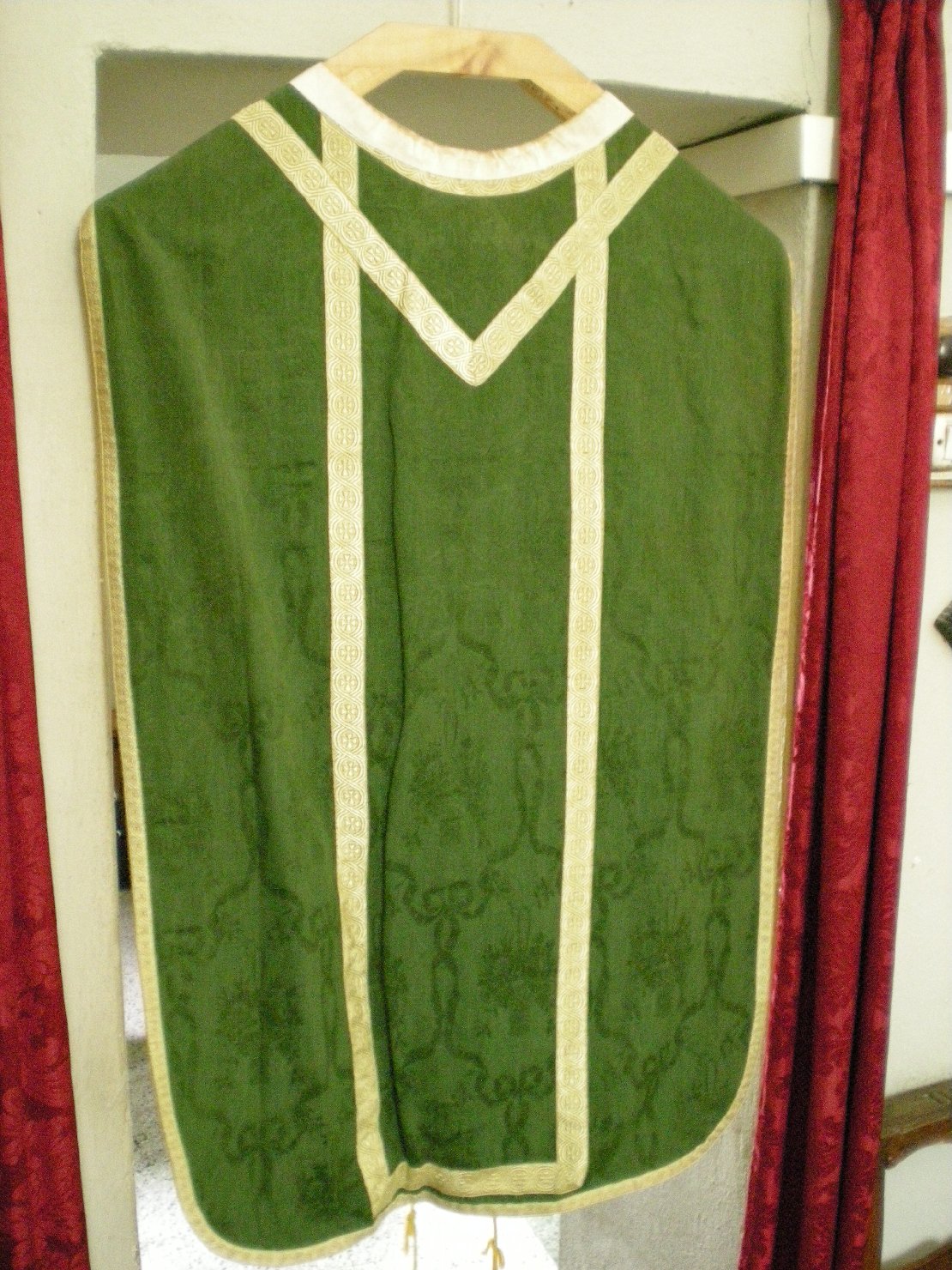 paramento liturgico, insieme - ambito parmense (sec. XIX)