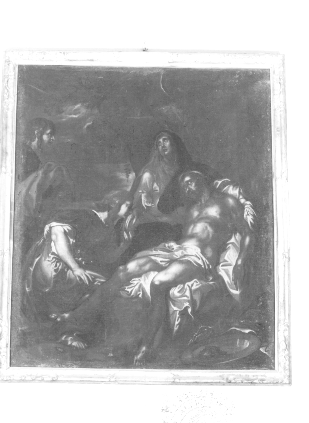 deposizione di Cristo dalla croce (dipinto) - ambito Italia nord-orientale (sec. XVIII)