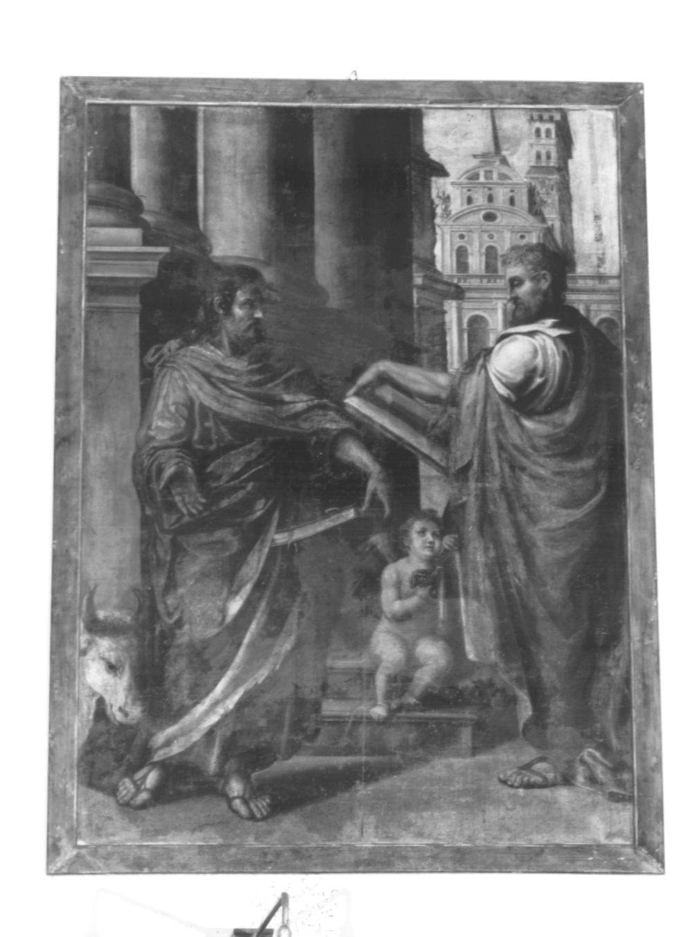 San Luca e San Giovanni (dipinto) - ambito Italia nord-orientale (sec. XIX)