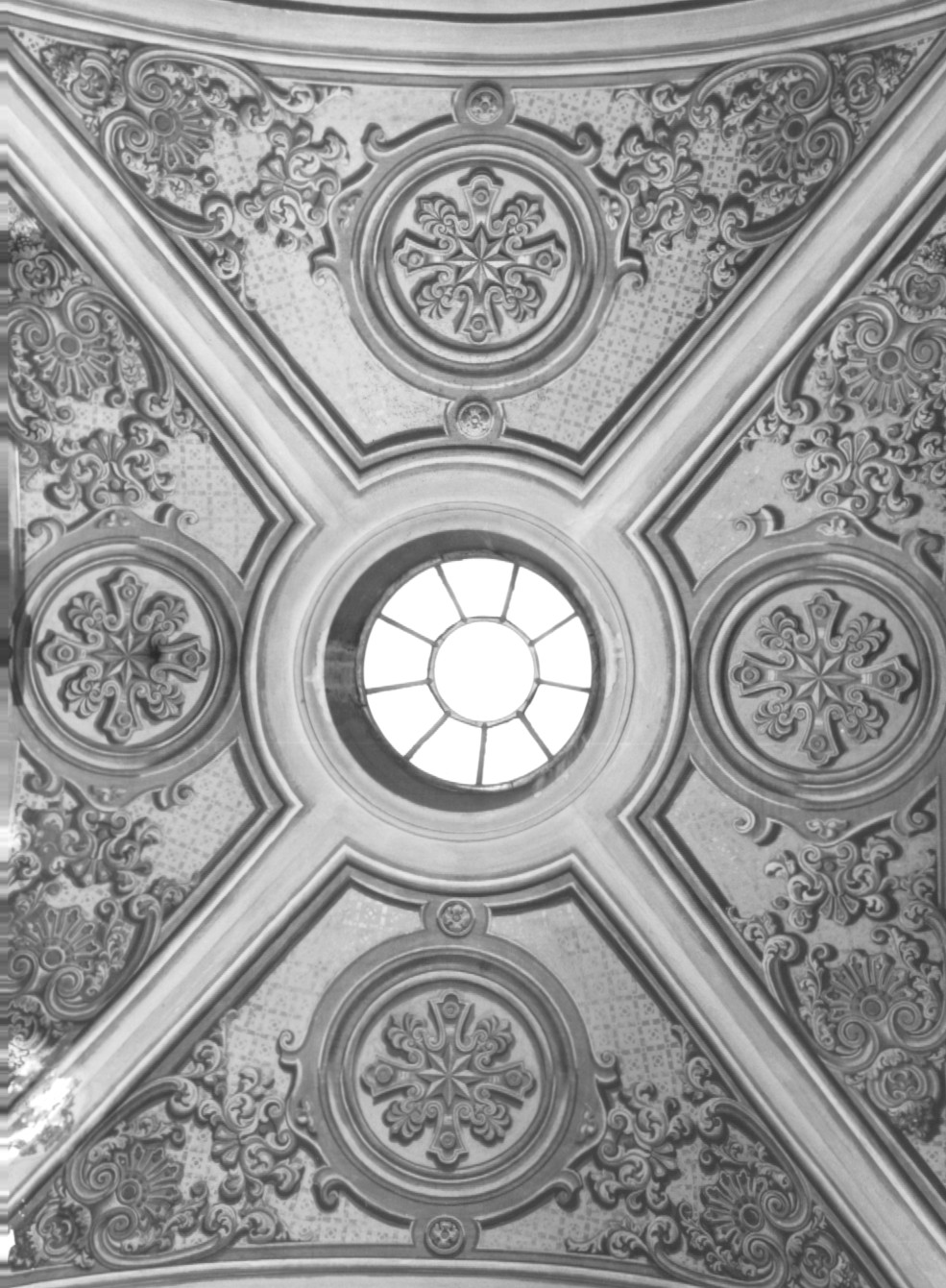 motivi decorativi geometrici e vegetali (dipinto) - ambito Italia nord-orientale (seconda metà sec. XIX)