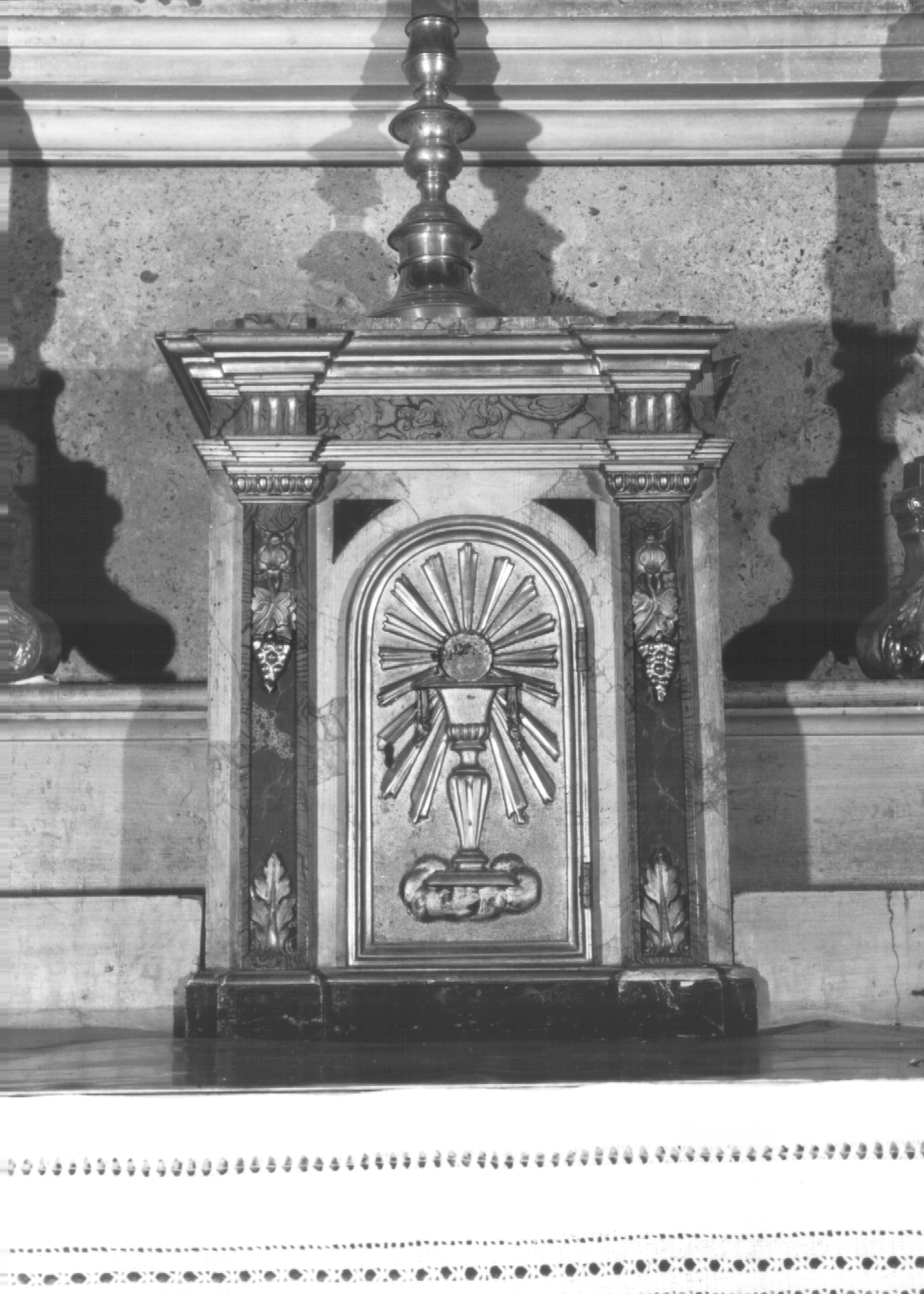 tabernacolo - a frontale architettonico - ambito Italia nord-orientale (sec. XIX)