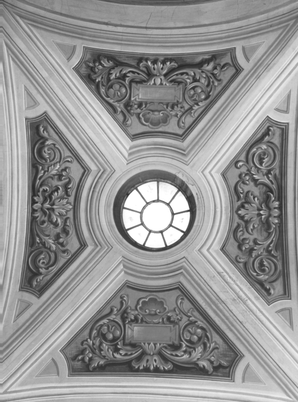 motivi decorativi geometrici e vegetali (dipinto) - ambito Italia nord-orientale (seconda metà sec. XIX)